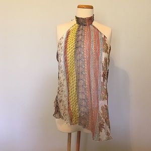 A.B.S. by Allen Schwartz Stained Glass Halter Top